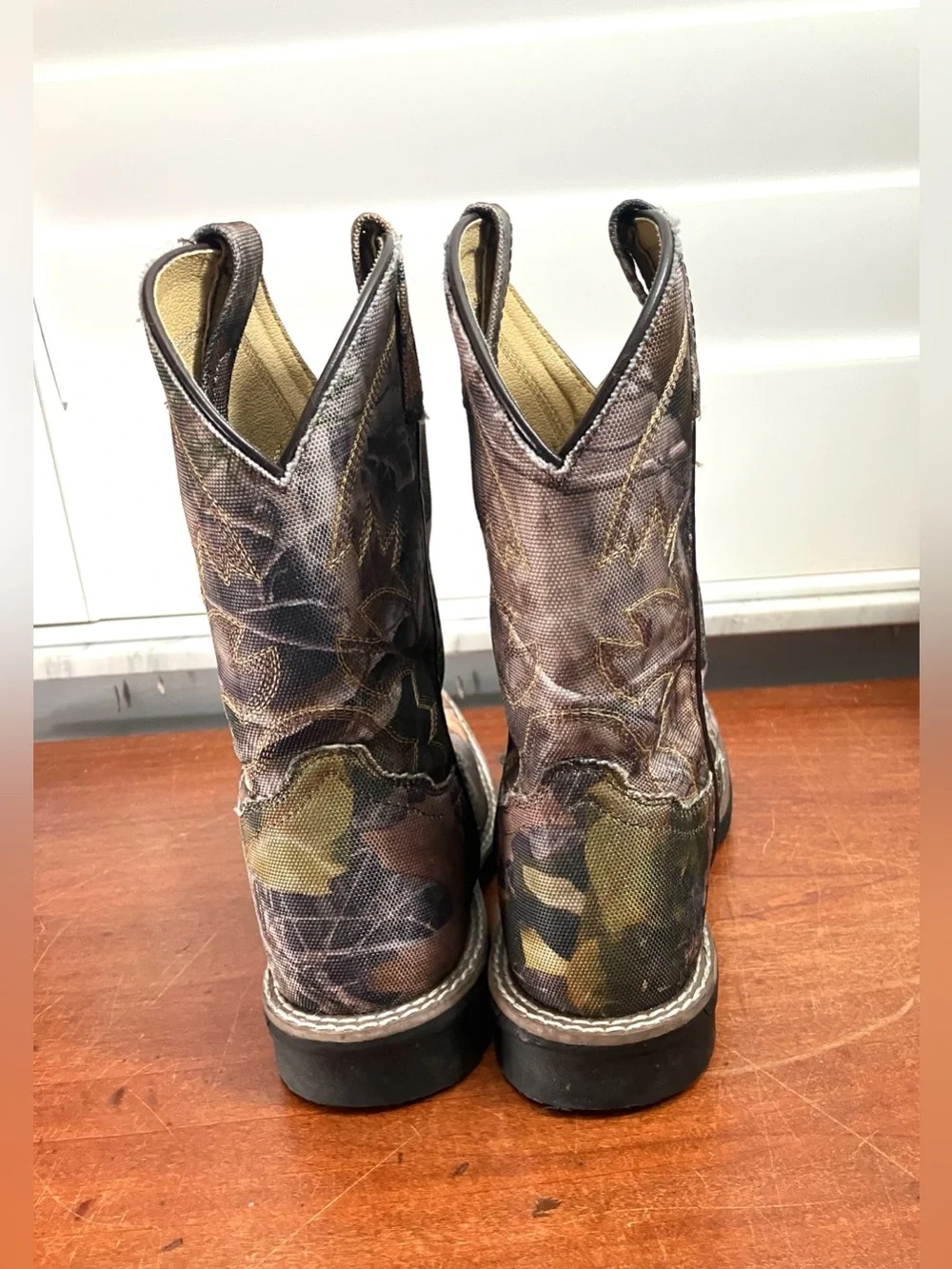 Smoky Mountain Kids Camo Western Boots | Youth Size 2.5